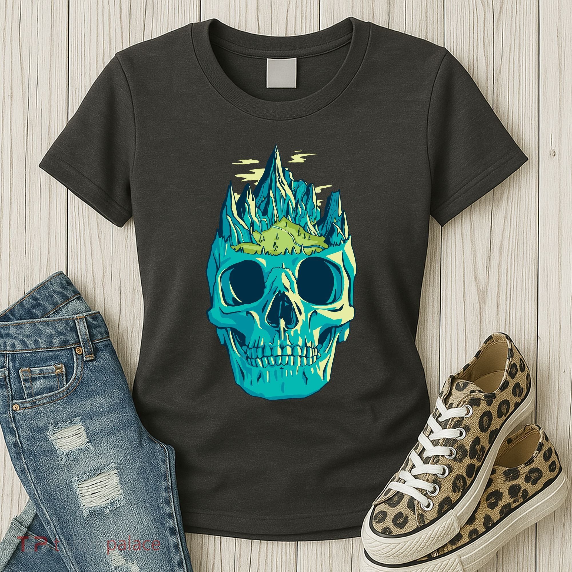 Skull Mountains Women's T-Shirt