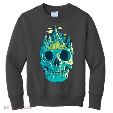 Skull Mountains Kids Sweatshirt