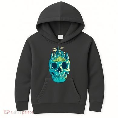Skull Mountains Kids Hoodie