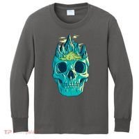 Skull Mountains Kids Long Sleeve Shirt thumb 0