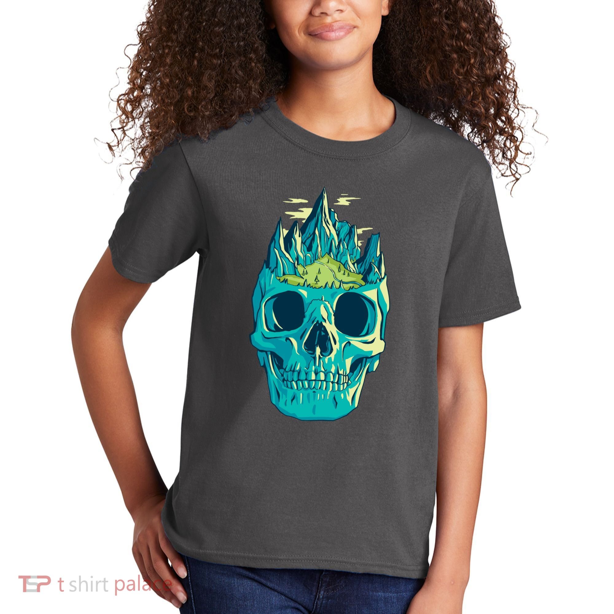 Skull Mountains Kids T-Shirt