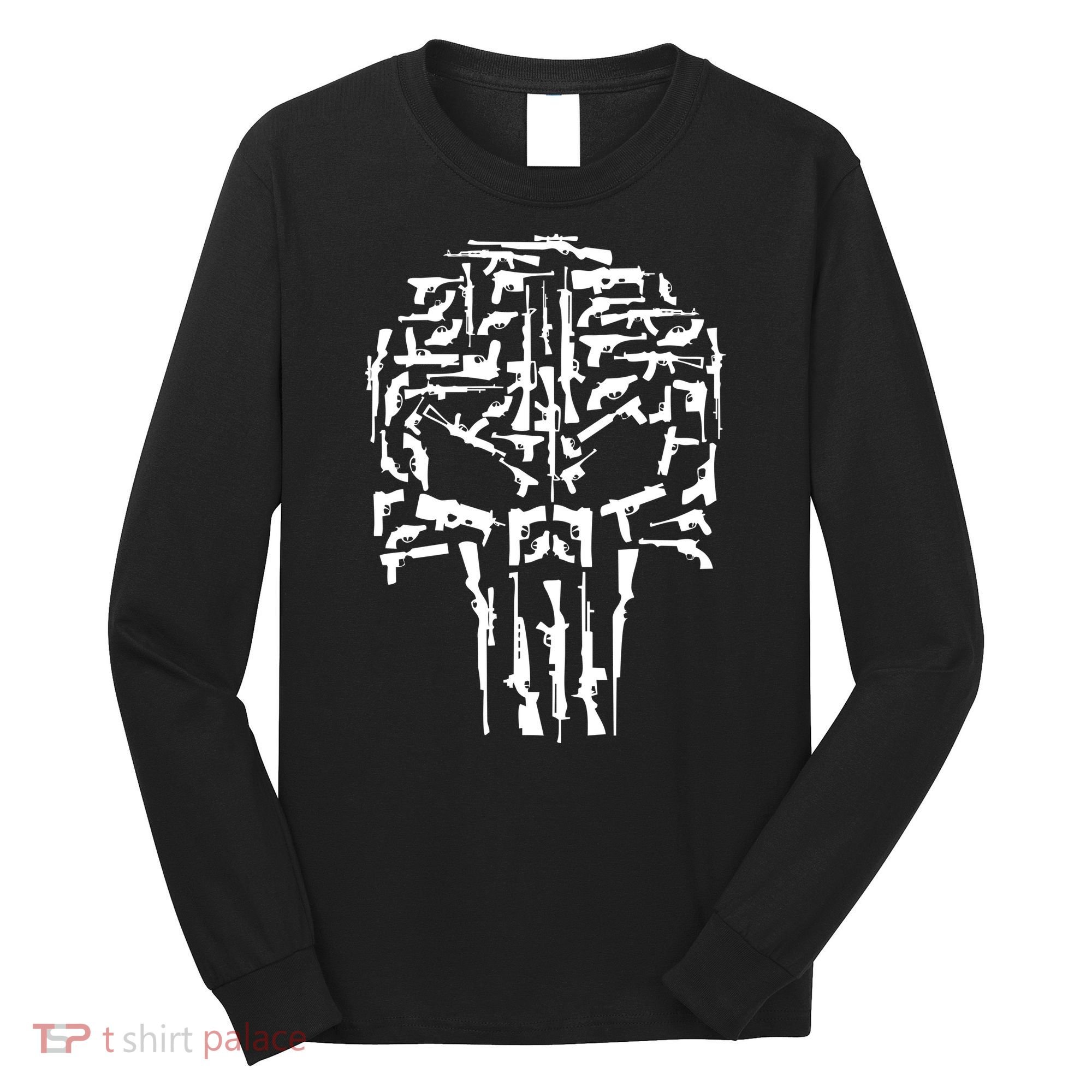 Skull Of Guns Long Sleeve Shirt