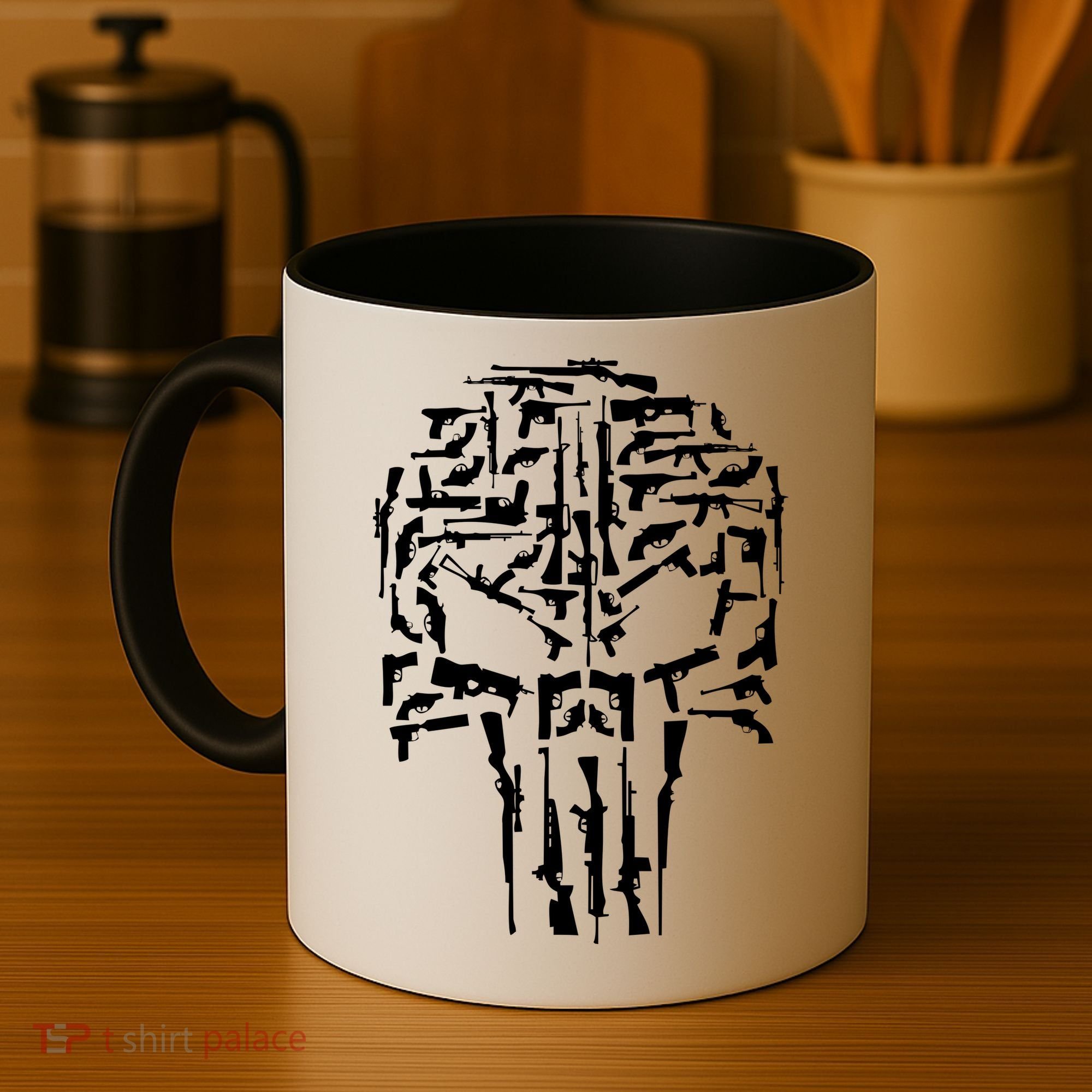 Skull Of Guns Coffee Mug