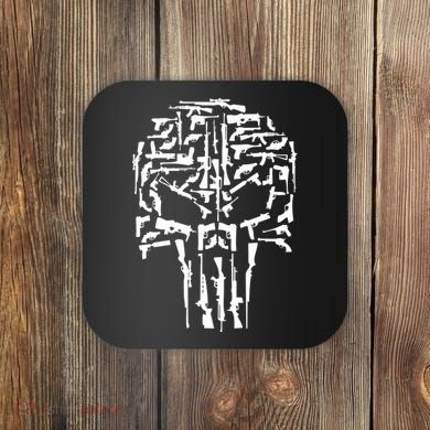Skull Of Guns Coaster