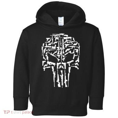 Skull Of Guns Toddler Hoodie