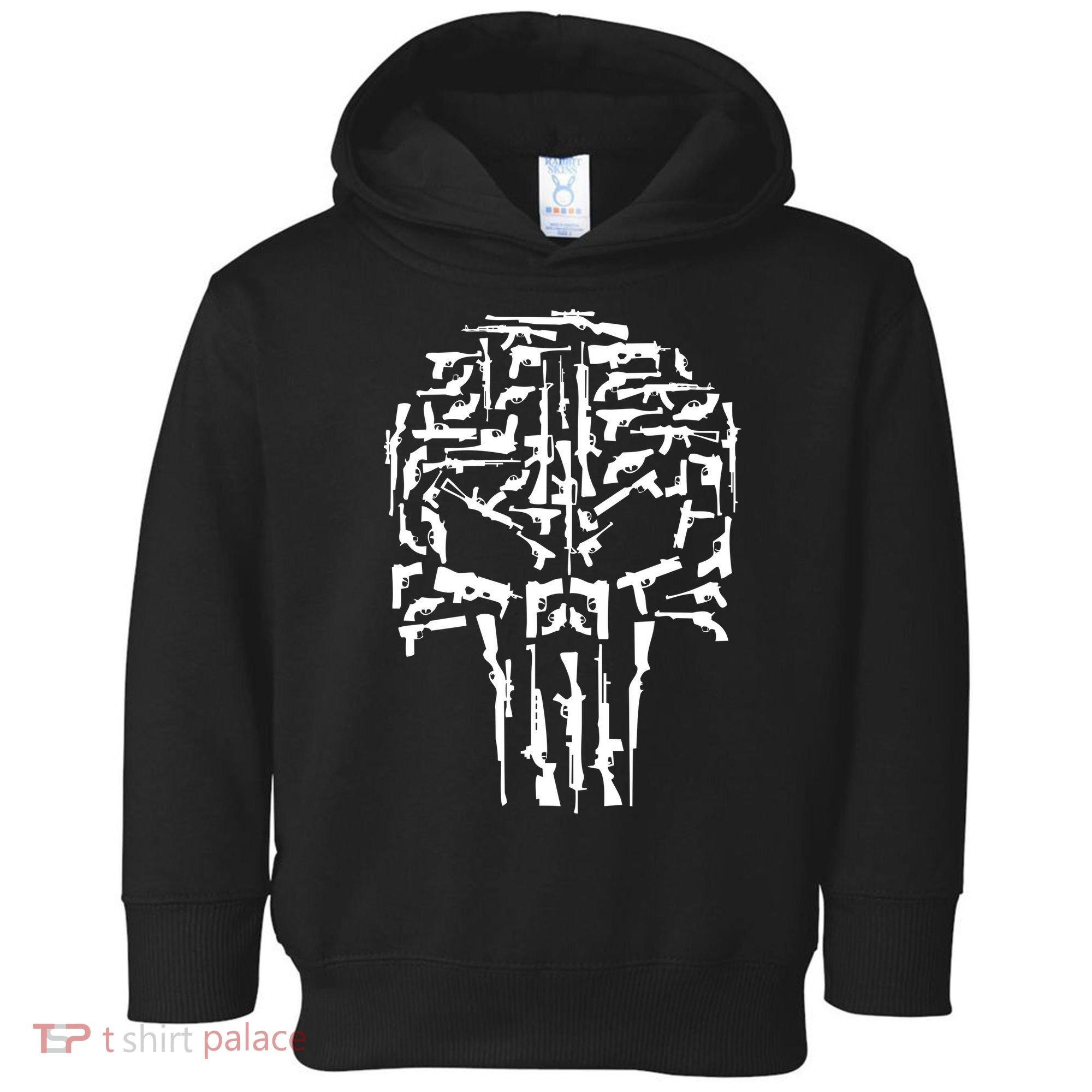 Skull Of Guns Toddler Hoodie
