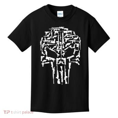 Skull Of Guns Kids T-Shirt