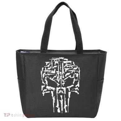 Skull Of Guns Tote Bag
