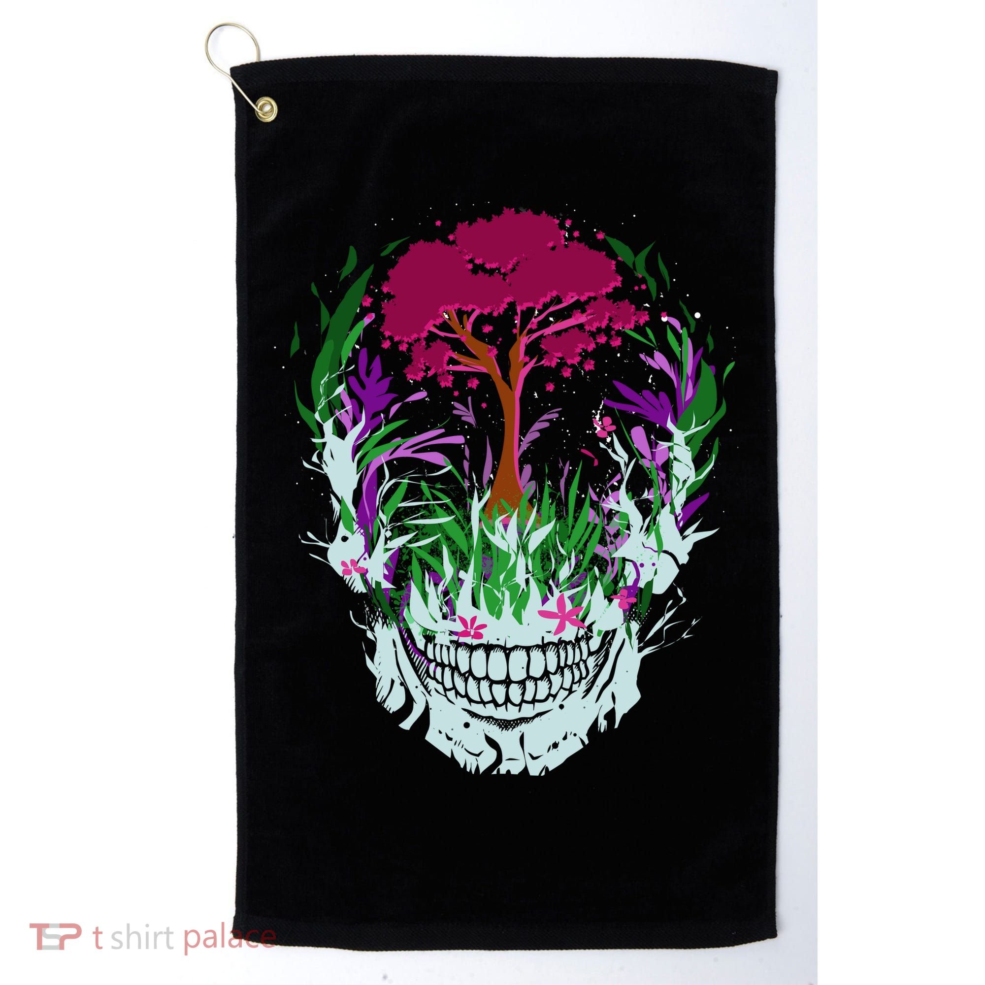 Skull Of Nature Golf Towel