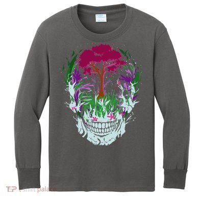 Skull Of Nature Kids Long Sleeve Shirt