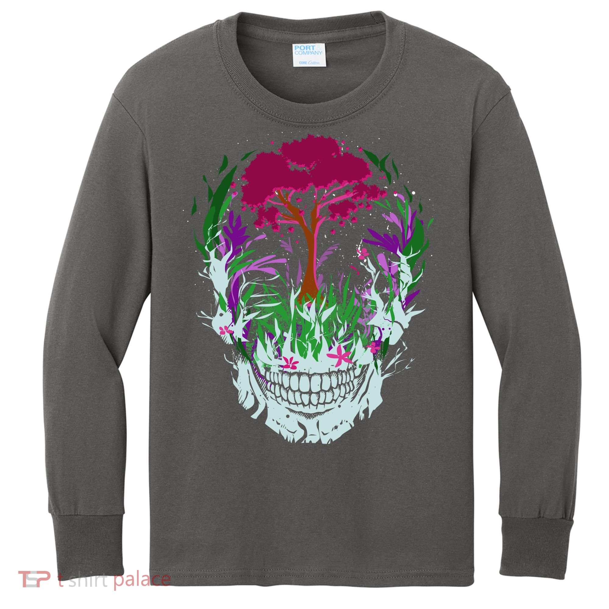 Skull Of Nature Kids Long Sleeve Shirt