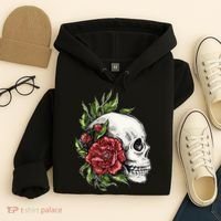 Skull Roses Hoodie thumb 4
