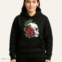 Skull Roses Hoodie thumb 5
