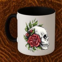 Skull Roses Coffee Mug thumb 2