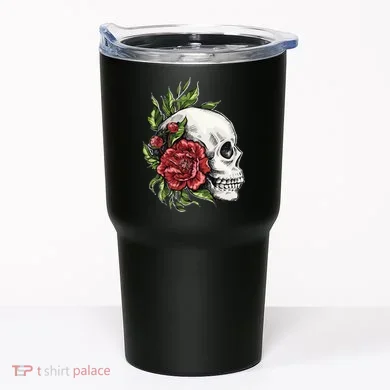 Skull Roses Tumbler