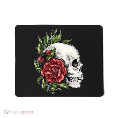 Skull Roses Mousepad