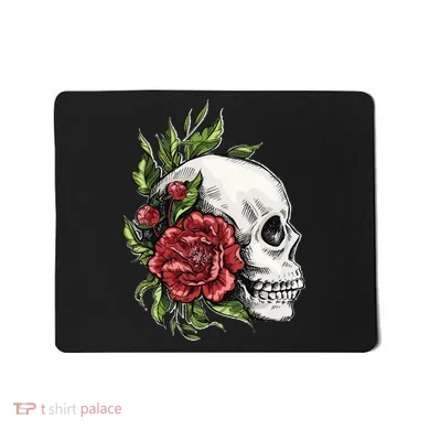 Skull Roses Mousepad