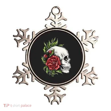 Skull Roses Ornament