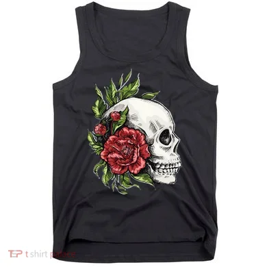 Skull Roses Tank Top