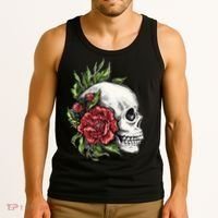 Skull Roses Tank Top thumb 3