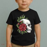Skull Roses Toddler T-Shirt thumb 2