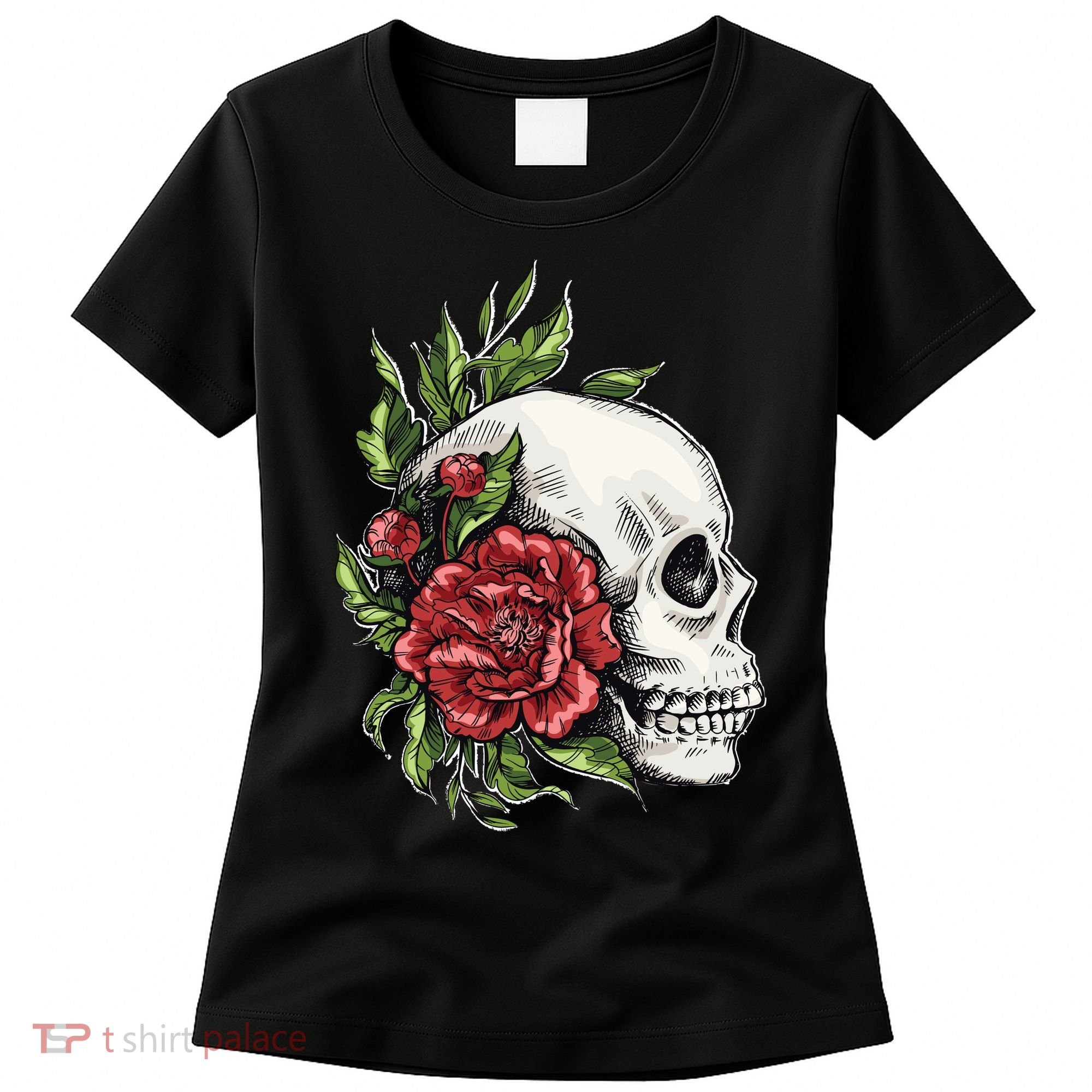 Skull Roses Women's T-Shirt