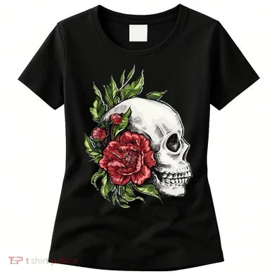 Skull Roses Women's T-Shirt