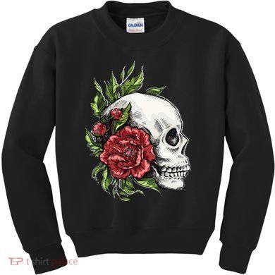Skull Roses Kids Sweatshirt