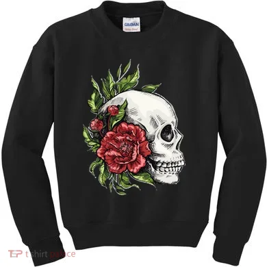 Skull Roses Kids Sweatshirt