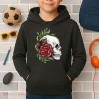 Skull Roses Kids Hoodie thumb 2