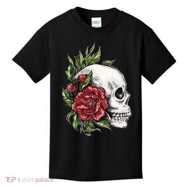 Skull Roses Kids T-Shirt