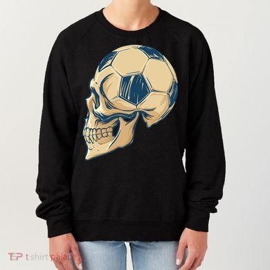 Skull Soccer Ball Women's Sweatshirt