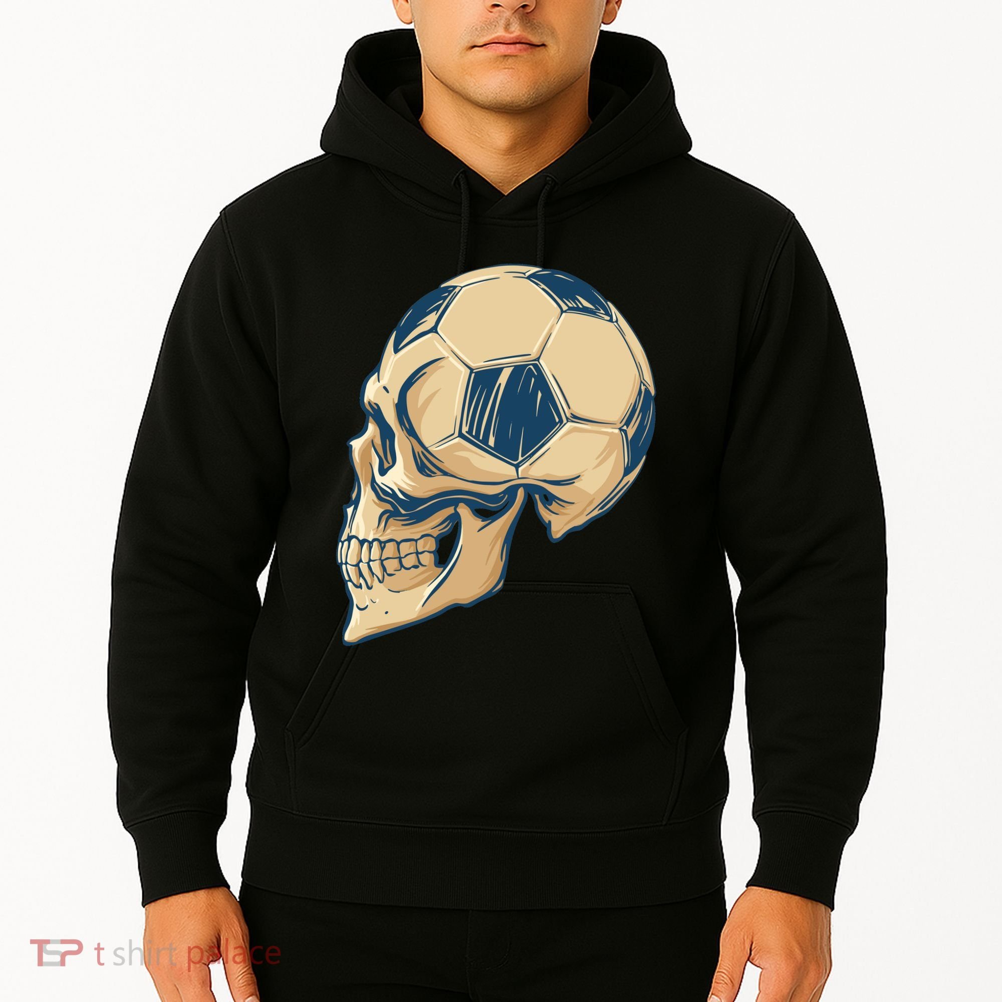 Skull Soccer Ball Hoodie