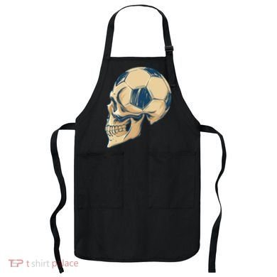 Skull Soccer Ball Apron