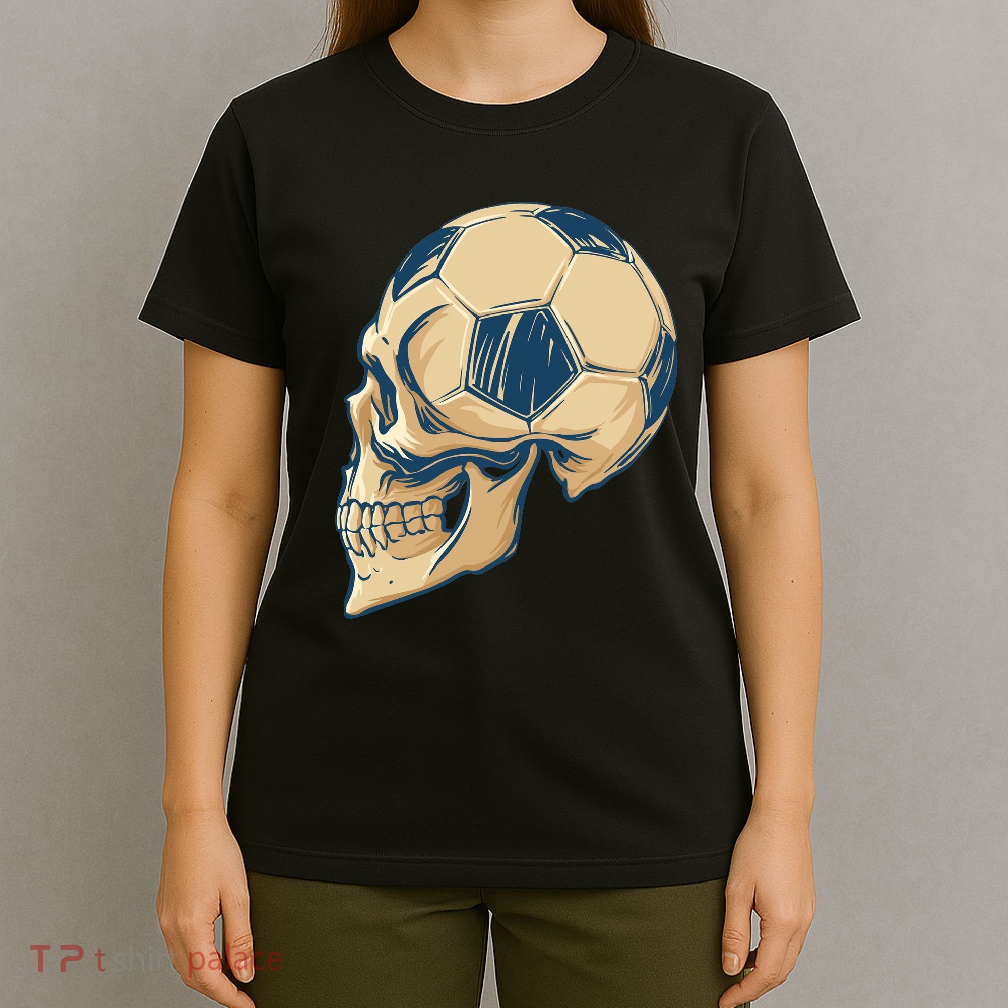 Skull Soccer Ball T-Shirt