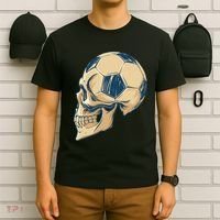 Skull Soccer Ball T-Shirt thumb 6