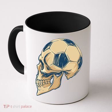 Skull Soccer Ball Coffee Mug