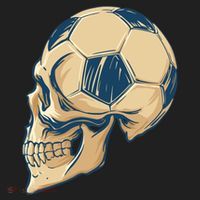 Skull Soccer Ball Beanie thumb 2