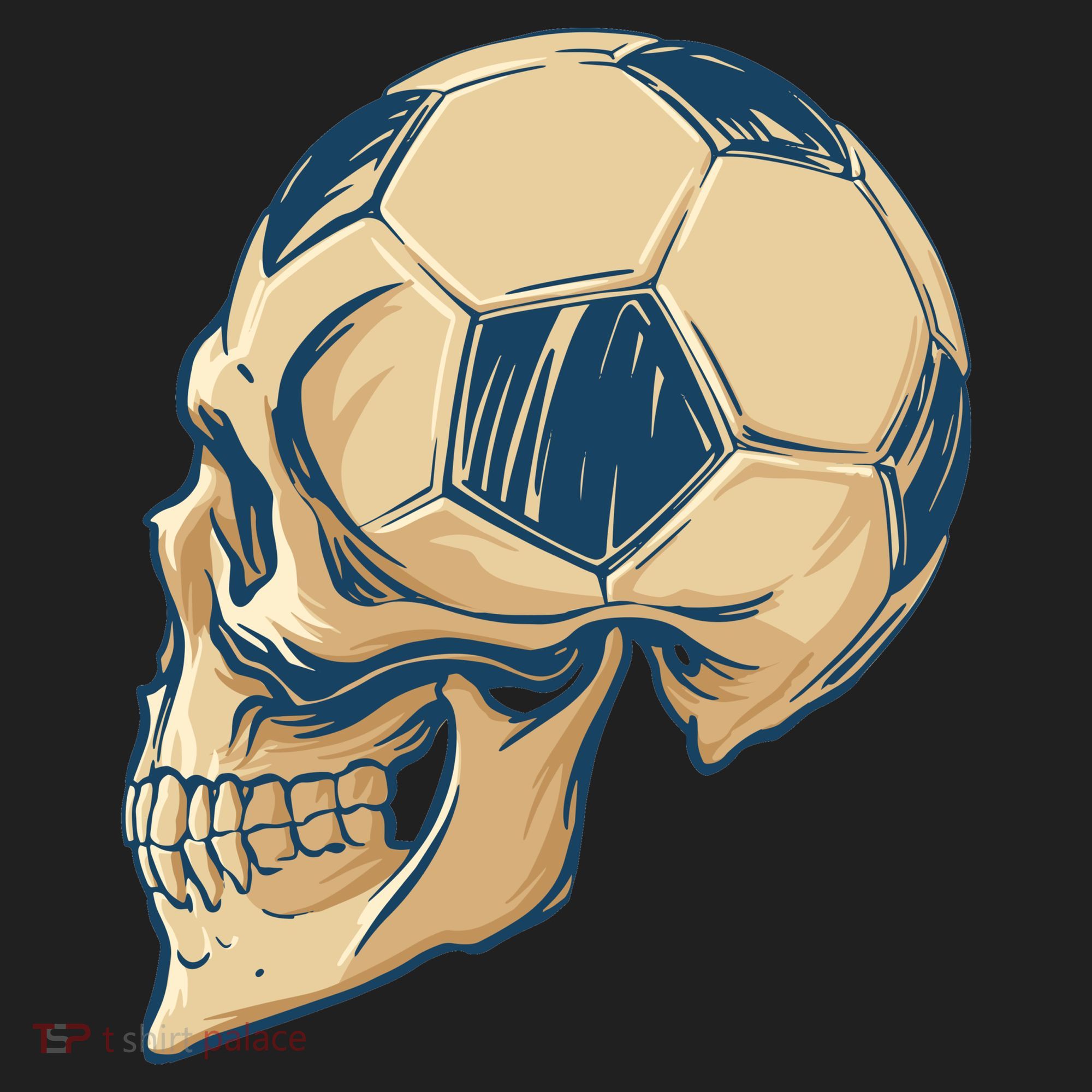 Skull Soccer Ball Beanie