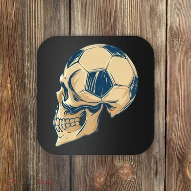 Skull Soccer Ball Coaster