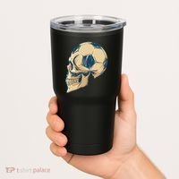 Skull Soccer Ball Tumbler thumb 2