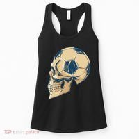 Skull Soccer Ball Women's Tank Top thumb 0