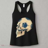 Skull Soccer Ball Women's Tank Top thumb 3