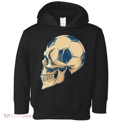 Skull Soccer Ball Toddler Hoodie