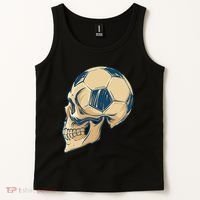 Skull Soccer Ball Tank Top thumb 2