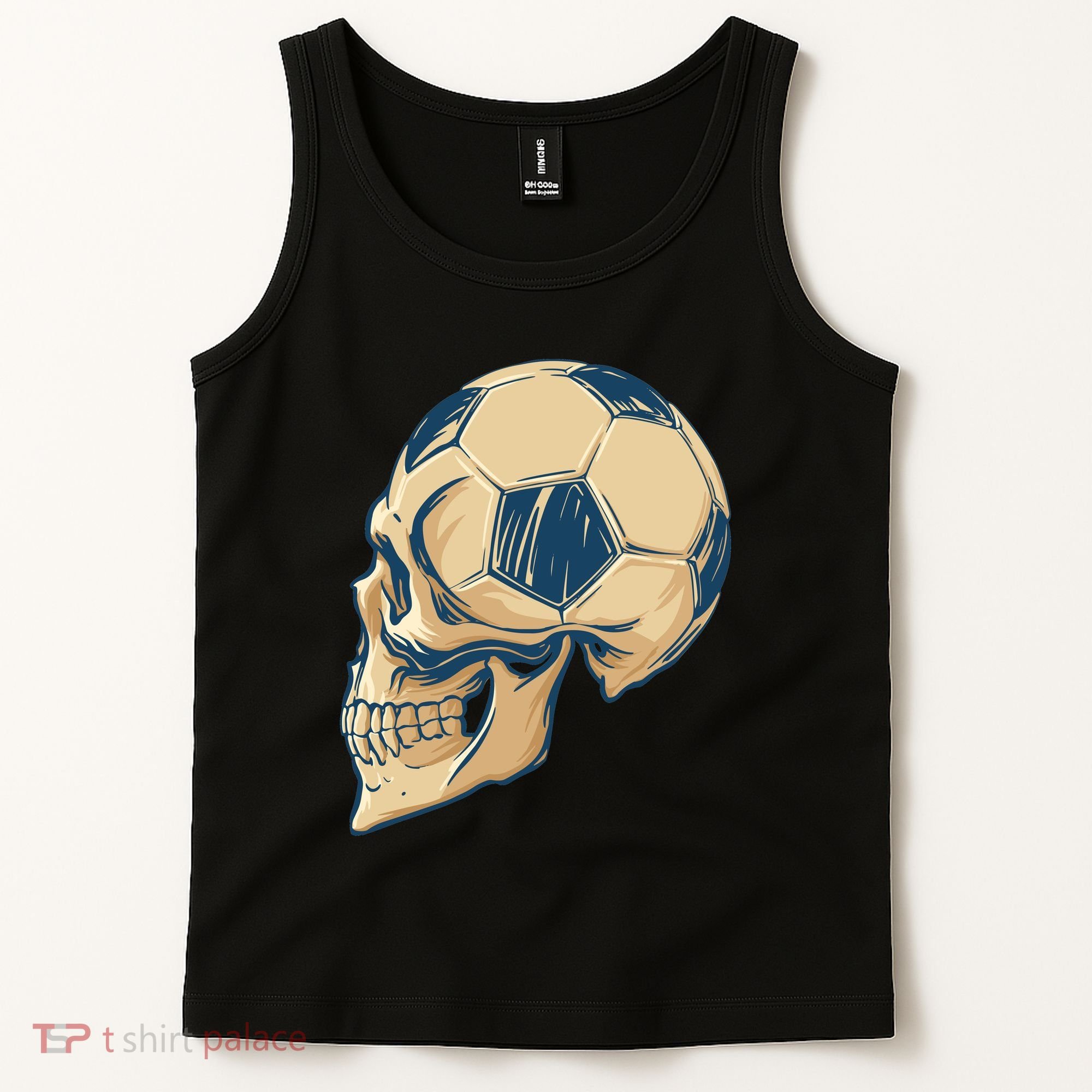 Skull Soccer Ball Tank Top