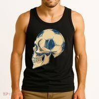 Skull Soccer Ball Tank Top thumb 3