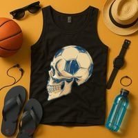 Skull Soccer Ball Tank Top thumb 4