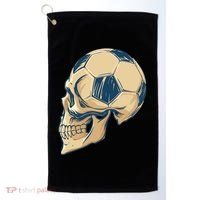 Skull Soccer Ball Golf Towel thumb 0