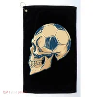 Skull Soccer Ball Golf Towel thumb 0